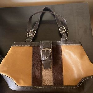 Authentic Coach brown hand bag 👜 Free US shipping! 📦